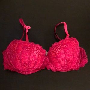 Lacy Push Up Demi Bra- like new 36C